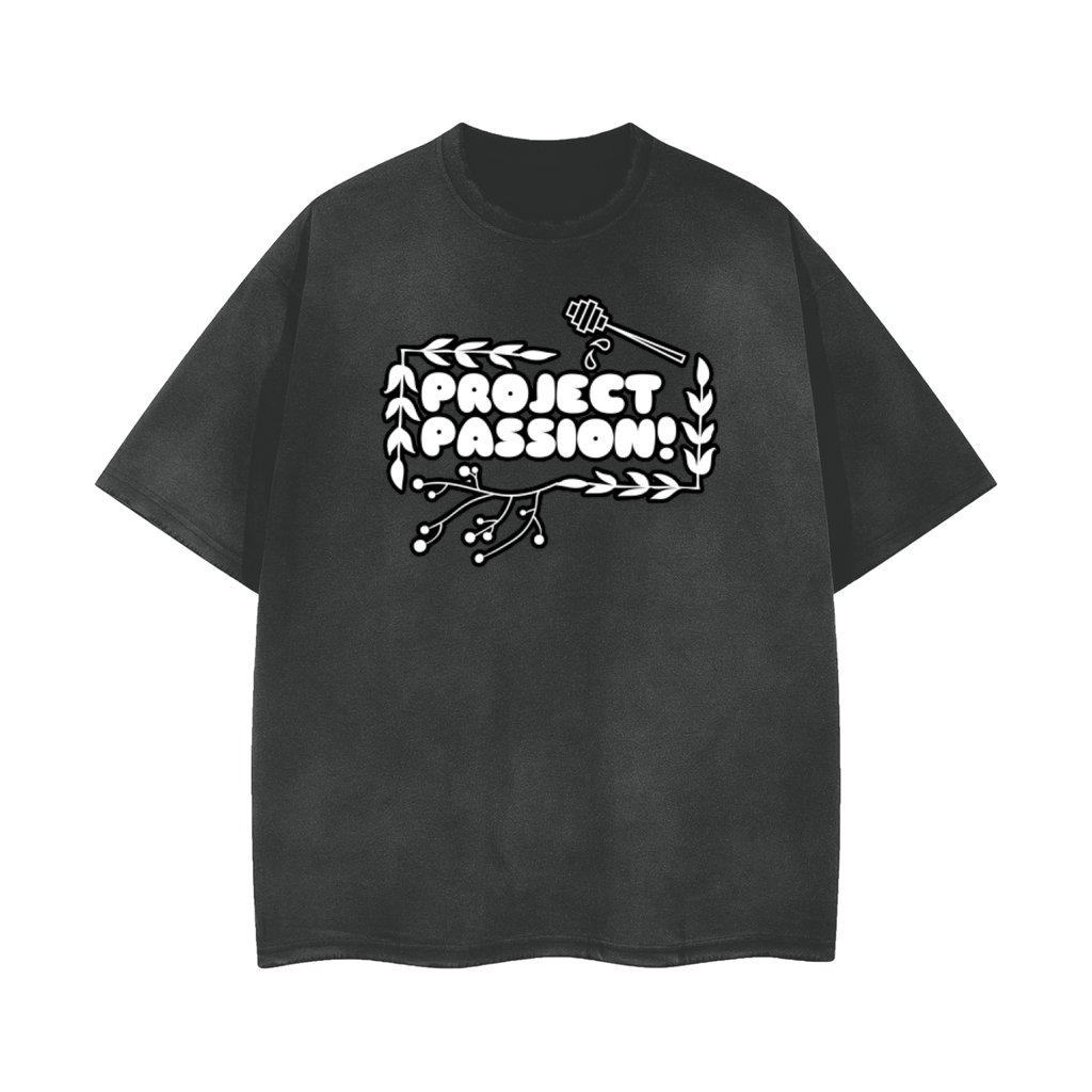 Vintage Wash Frayed T-Shirt - 260 GSM