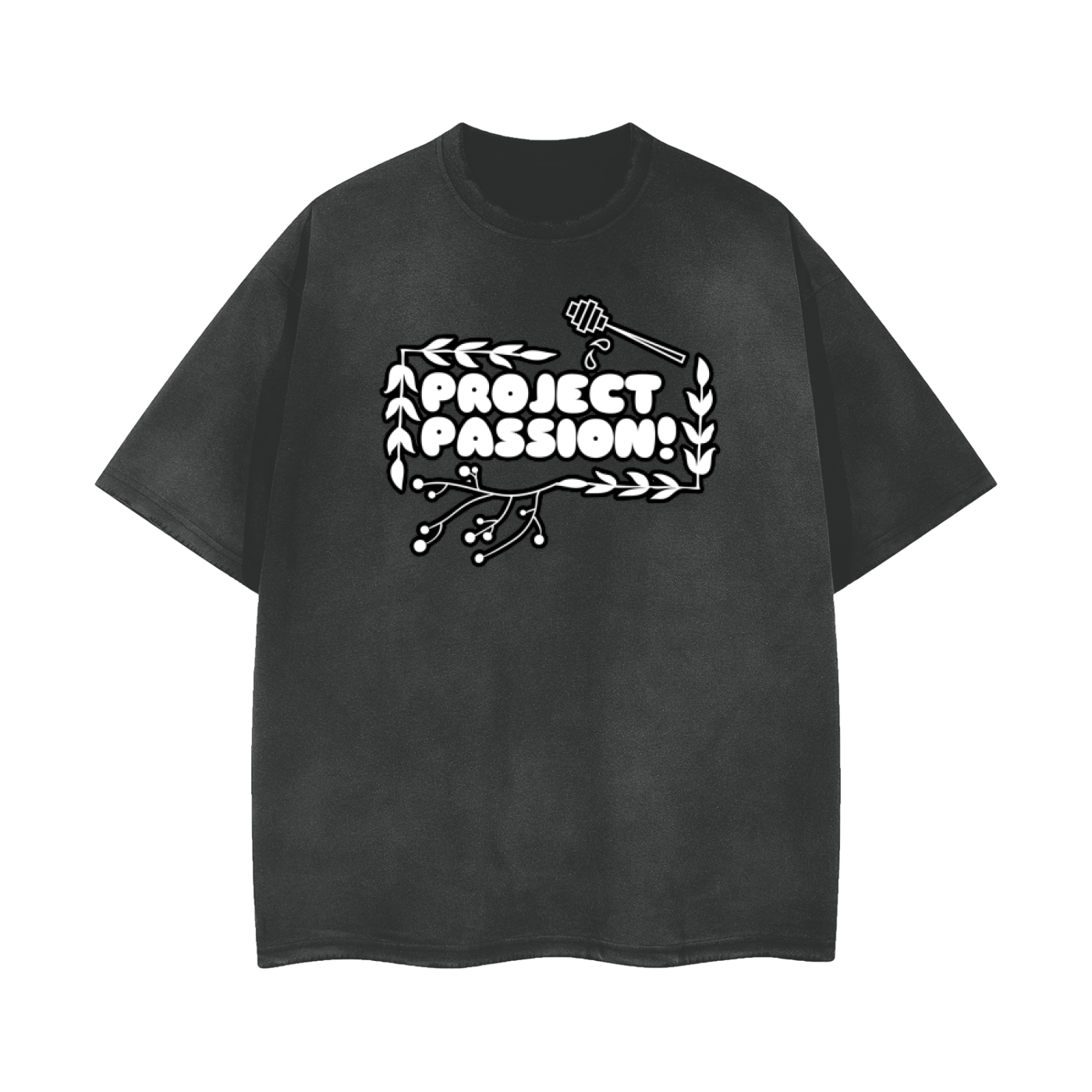 Vintage Wash Frayed T-Shirt - 260 GSM